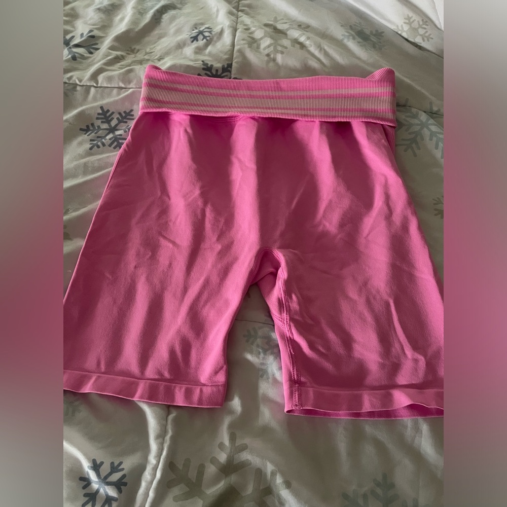 Victoria secret pink shorts M hot pink
